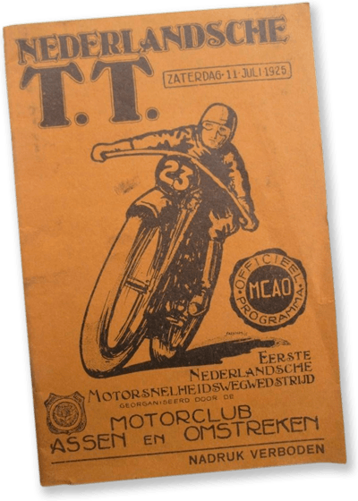 Officieel programmaboek Nederlandsche TT zaterdag 11-juli-1925